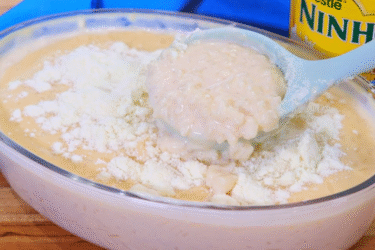 Arroz doce cremoso de Leite Ninho servido em tigela