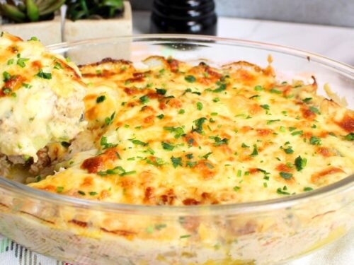 Atum Gratinado com Batata Rápido e Fácil