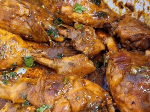 Frango na Panela de Pressão em 5 Minutos com Molho Grossinho