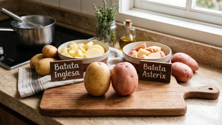 Diferença entre Batata Inglesa vs Batata Asterix