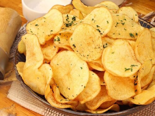 Batata Chips Crocante e Sequinha Perfeita em Casa