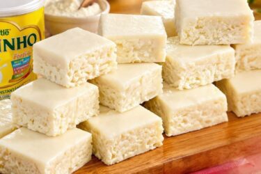 Doce de leite ninho de corte em pedaços macios