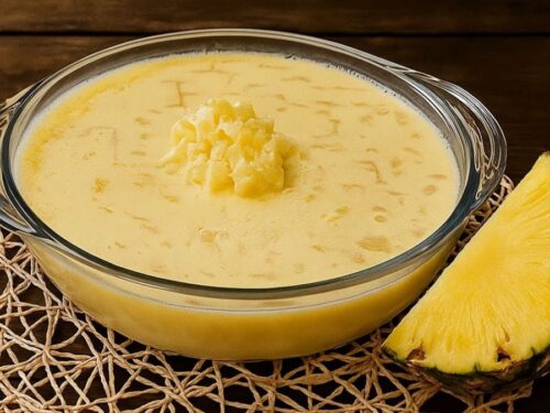 Gelado de Abacaxi Cremoso Fácil