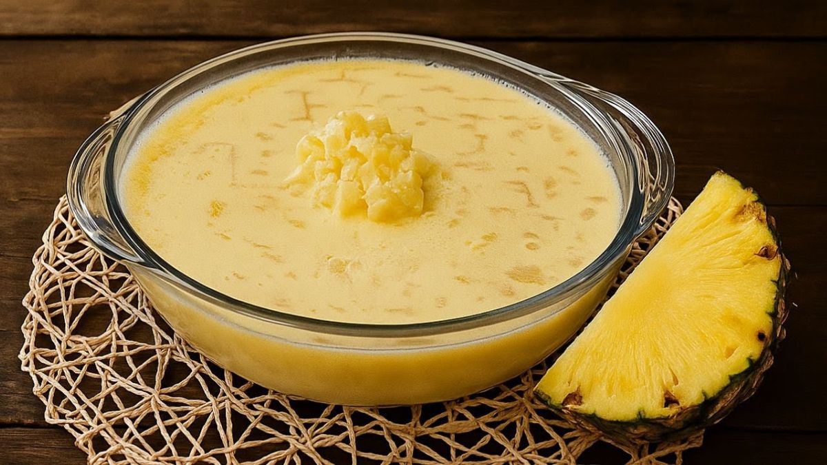 Gelado de Abacaxi Cremoso Fácil