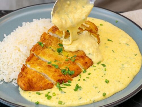 Creme de Milho com Frango Empanado: O Almoço Perfeito