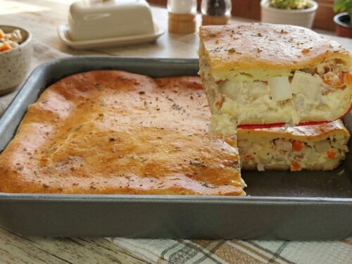 Torta de Palmito Cremosa de Liquidificador