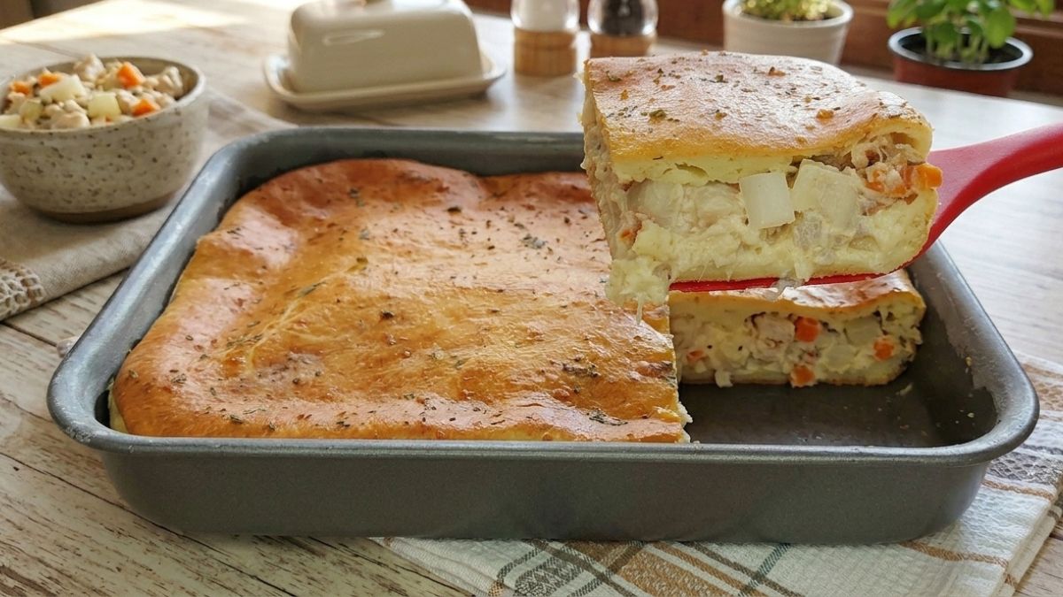 Torta de Palmito Cremosa de Liquidificador