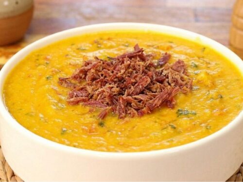 Caldo de Abóbora com Carne Seca: O Segredo do Caldo de Inverno Ultra Cremoso (Sem Creme de Leite!)