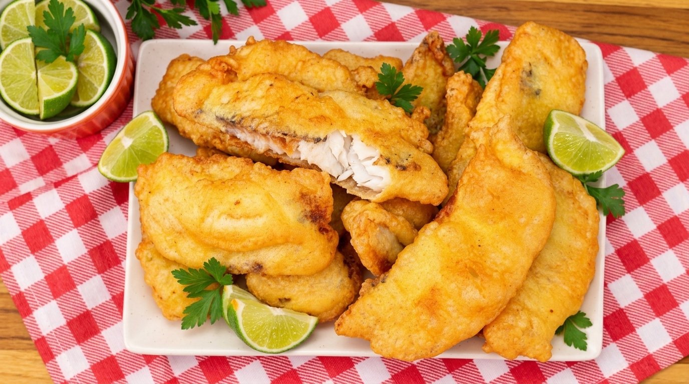 Peixe Frito na Cerveja: Receita Super Crocante, Sequinha e Fácil! 1 Peixe Frito na Cerveja: Receita Super Crocante, Sequinha e Fácil!