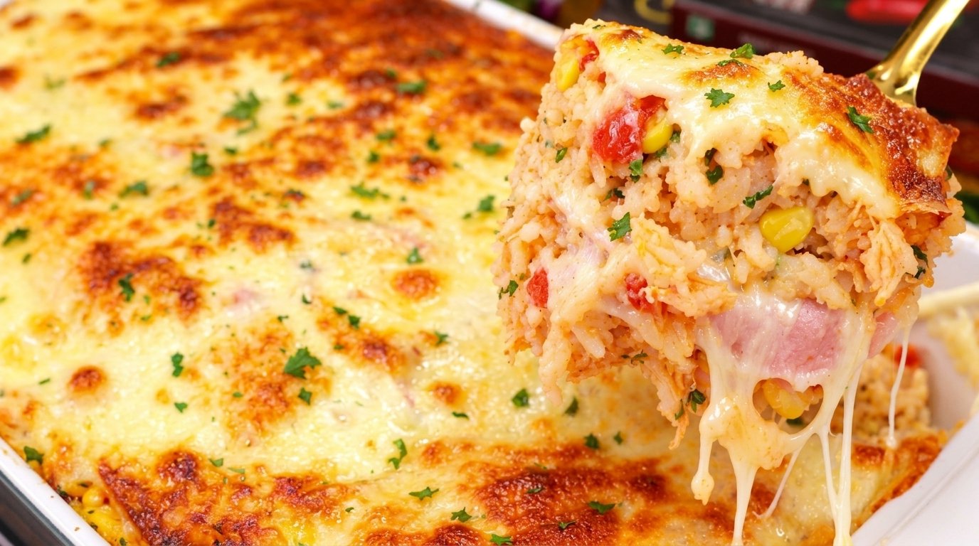 Arroz de Forno Completão: Receita Cremosa, Fácil e Perfeita para Aproveitar o Arroz! 1 Arroz de Forno Completão: Receita Cremosa, Fácil e Perfeita para Aproveitar o Arroz!