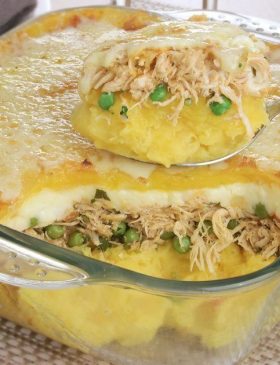 Escondidinho de Frango com Mandioquinha