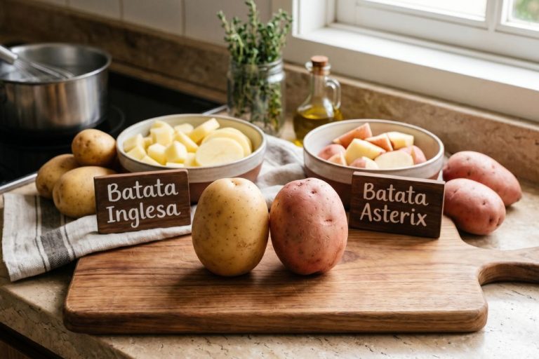 Diferença entre Batata Inglesa vs Batata Asterix