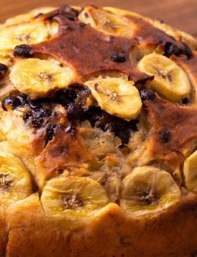 Bolo de Banana na Airfryer