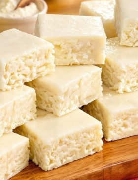 Doce de leite ninho de corte em pedaços macios