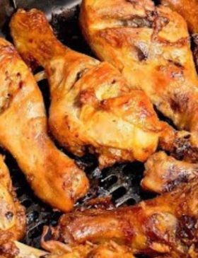 Frango com maionese dourado na airfryer