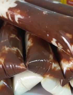 Geladinho com Nutella Cremoso