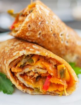 panqueca de frango sem glúten