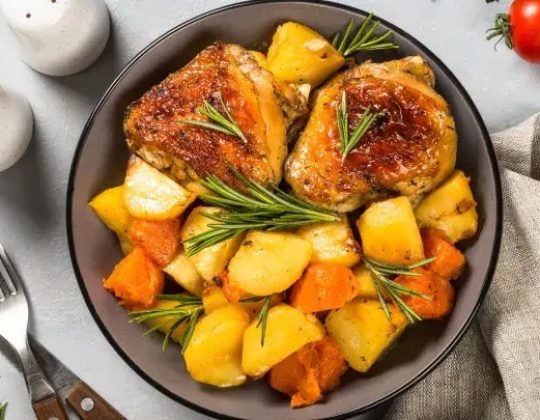 Frango com Legumes na Airfryer Receitas para Airfryer