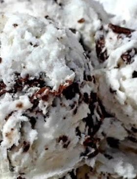 Sorvete de Flocos Caseiro Cremoso